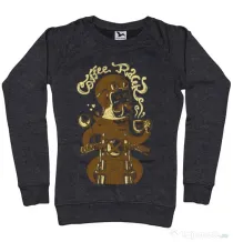 Bluza ADLER dama Coffee Racer Negru melanj