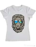 Tricou ADLER dama King of Summer Alb