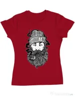 Tricou ADLER dama Sailor Man Rosu