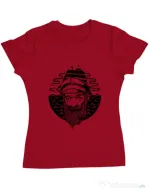Tricou ADLER dama Old Helmsman Rosu