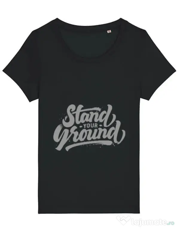 Tricou STANLEY STELLA dama Stand Your Ground Negru