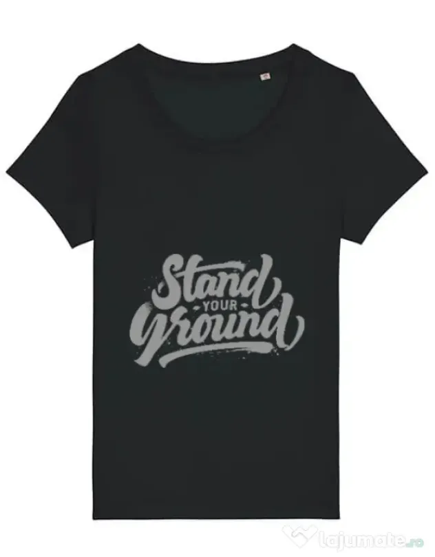 Tricou STANLEY STELLA dama Stand Your Ground Negru
