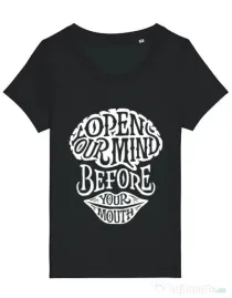 Tricou STANLEY STELLA dama Open your mind Negru