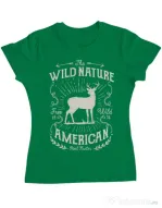 Tricou ADLER dama Wild Nature Verde mediu
