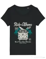 Tricou STANLEY STELLA dama Ride The Waves Negru
