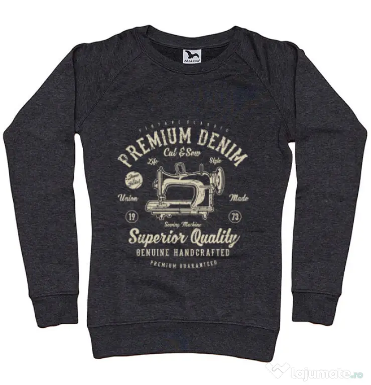 Bluza ADLER dama Premium Denim Negru melanj