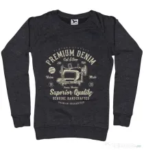 Bluza ADLER dama Premium Denim Negru melanj