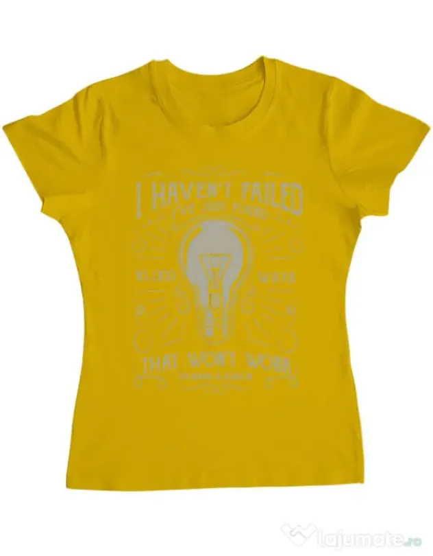 Tricou ADLER dama 10000 Ways Galben