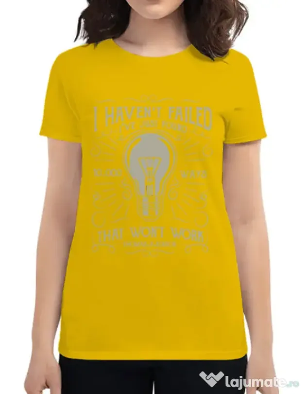Tricou ADLER dama 10000 Ways Galben