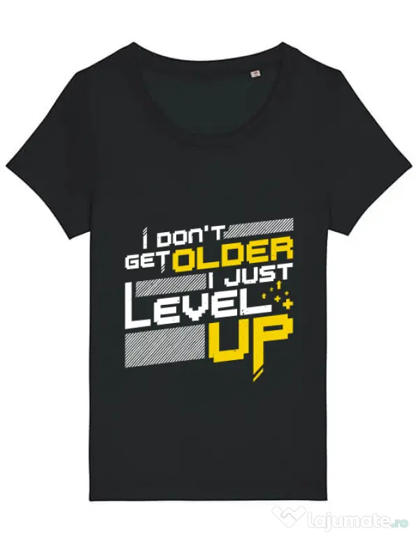 Tricou STANLEY STELLA dama I dont get older Negru