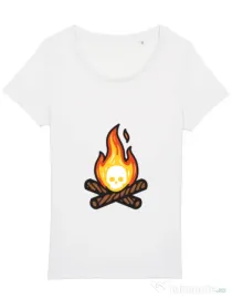 Tricou STANLEY STELLA dama Skullfire Alb