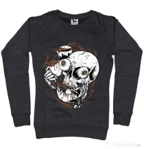 Bluza ADLER dama Coffee Addict Negru melanj