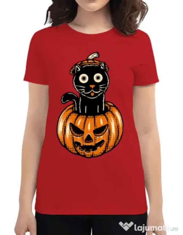 Tricou ADLER dama Pumpcat Rosu