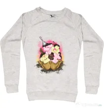Bluza ADLER dama sweet ice cream lettering Migdala melanj