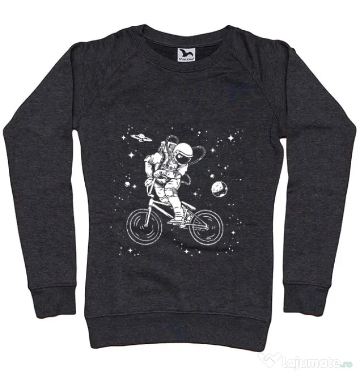 Bluza ADLER dama Astronaut Bmx Negru melanj