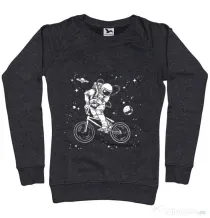 Bluza ADLER dama Astronaut Bmx Negru melanj