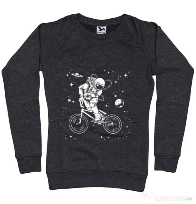 Bluza ADLER dama Astronaut Bmx Negru melanj