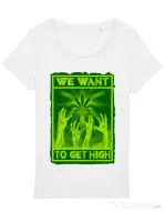 Tricou STANLEY STELLA dama High zombies Alb