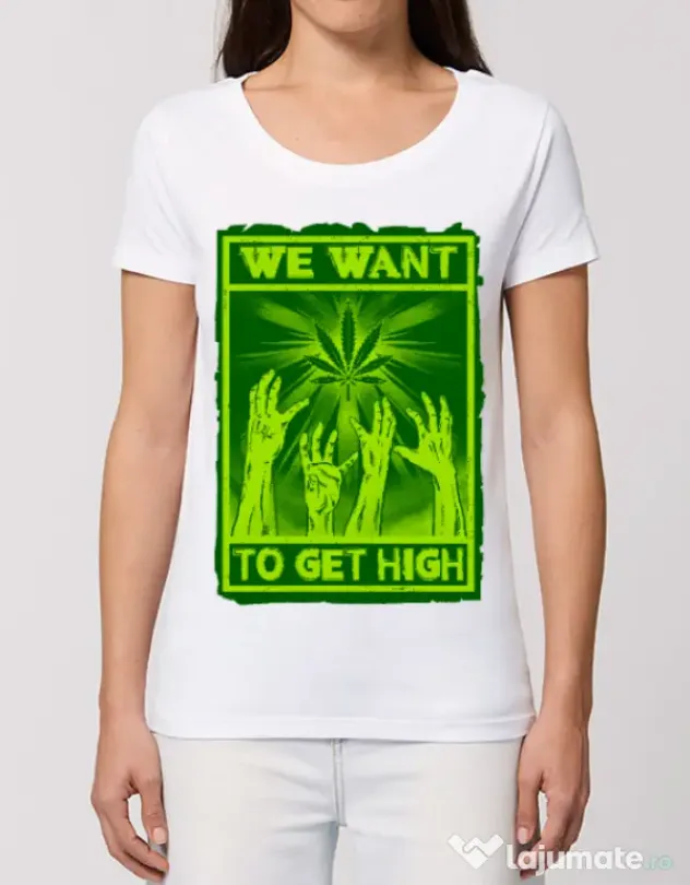 Tricou STANLEY STELLA dama High zombies Alb