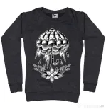 Bluza ADLER dama Umbrella Tattoo Negru melanj
