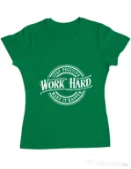 Tricou ADLER dama Work Hard Verde mediu