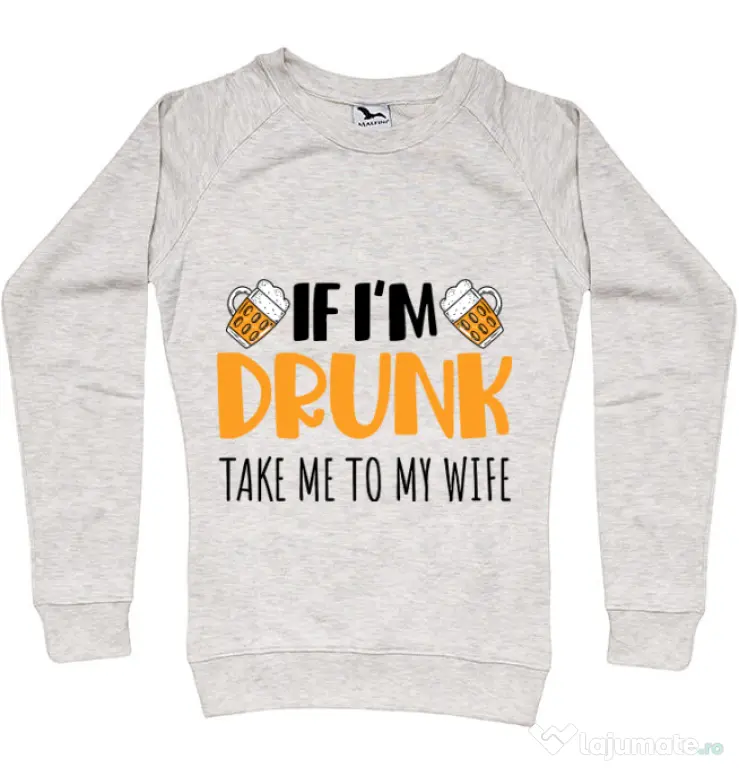 Bluza ADLER dama Take me to my wife Migdala melanj