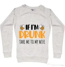 Bluza ADLER dama Take me to my wife Migdala melanj