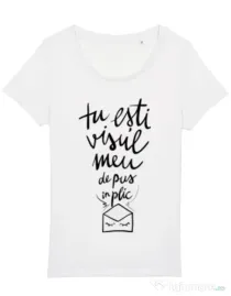 Tricou STANLEY STELLA dama Tu esti visul meu Alb