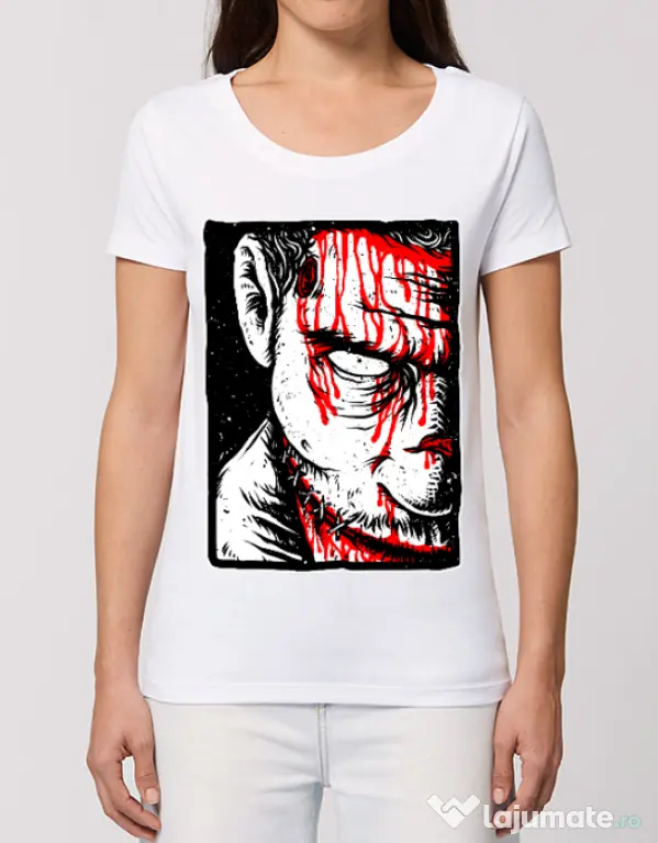 Tricou STANLEY STELLA dama Zomblood Alb