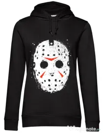 Hoodie dama cu gluga Jason Mask Negru