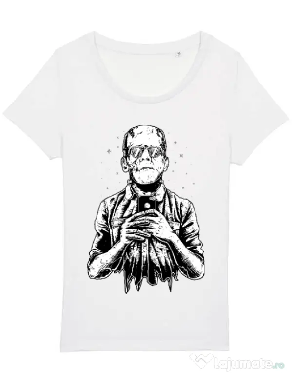 Tricou STANLEY STELLA dama Franselfiestein Alb