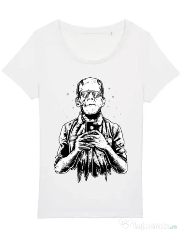Tricou STANLEY STELLA dama Franselfiestein Alb