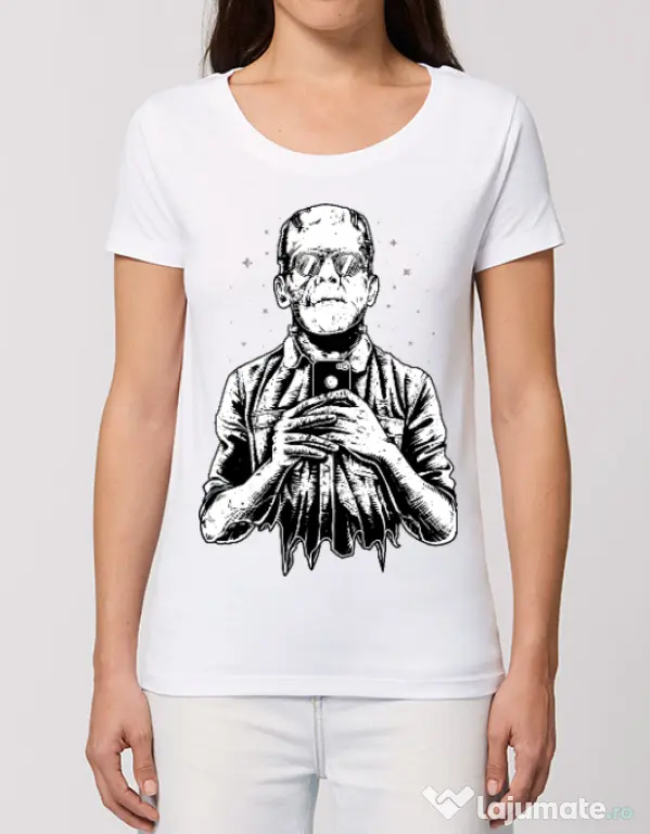 Tricou STANLEY STELLA dama Franselfiestein Alb