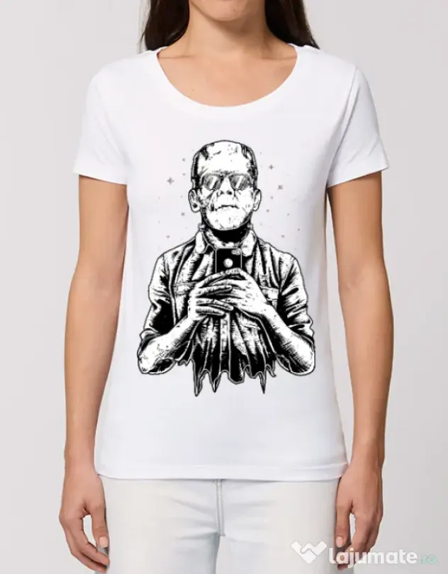 Tricou STANLEY STELLA dama Franselfiestein Alb