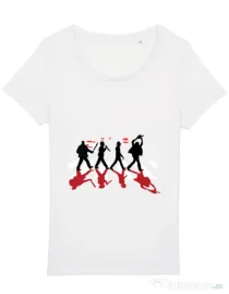 Tricou STANLEY STELLA dama Abbey road killer Alb
