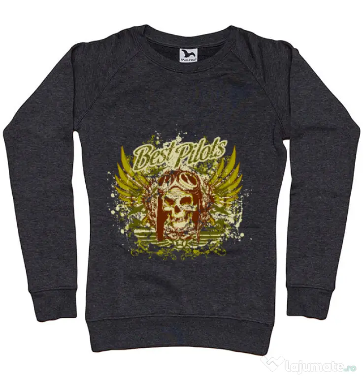 Bluza ADLER dama Best pilots Negru melanj