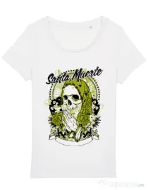 Tricou STANLEY STELLA dama Holy death Alb