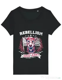 Tricou STANLEY STELLA dama Rebellion Negru