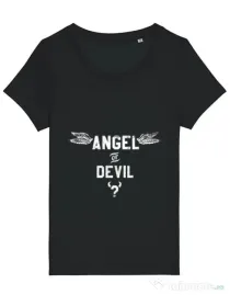 Tricou STANLEY STELLA dama Angel or devil Negru