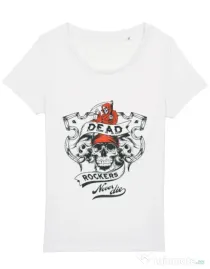 Tricou STANLEY STELLA dama Dead rockers Alb