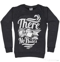 Bluza ADLER dama There are no rules Negru melanj
