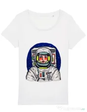 Tricou STANLEY STELLA dama I need some space Alb