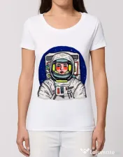 Tricou STANLEY STELLA dama I need some space Alb