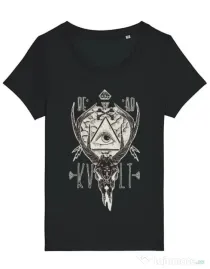 Tricou STANLEY STELLA dama Dead kult Negru