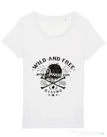 Tricou STANLEY STELLA dama Wild and free Alb