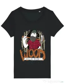 Tricou STANLEY STELLA dama Wood you be mine Negru