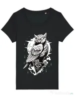 Tricou STANLEY STELLA dama Owl Negru