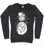 Bluza ADLER dama Flames Negru melanj