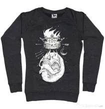 Bluza ADLER dama Flames Negru melanj