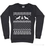 Bluza ADLER dama Ugly sweater Negru melanj